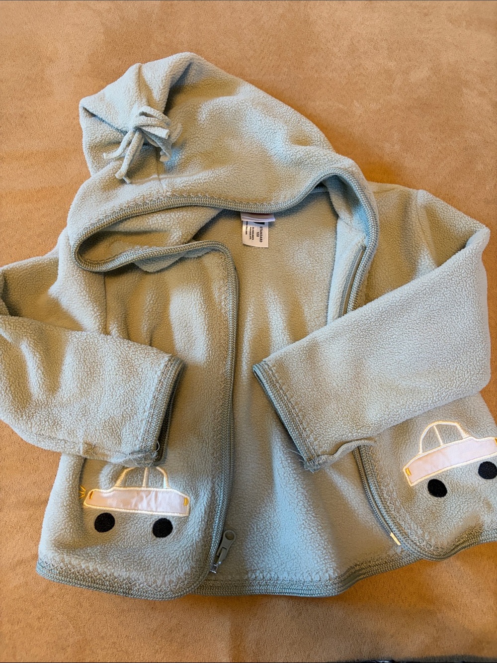 Hanna Andersson Beige/Tan Fleece Sweater
